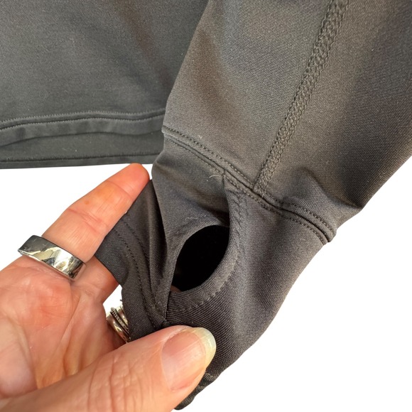 Nike Dri-Fit‎ L Black Long Sleeve Thumbhole Turtleneck Womens Base Layer - Picture 9 of 9